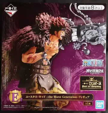 BANDAI SPIRITS 제일복권 원피스 Best of Omnibus E상 유스타스 키즈 the Worst Generation 피규어