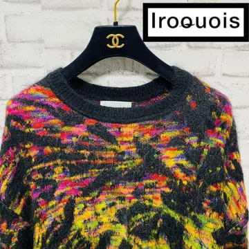 [ 품절 모델 ] IROQUOIS 자카드 니트 풀오버 모헤어