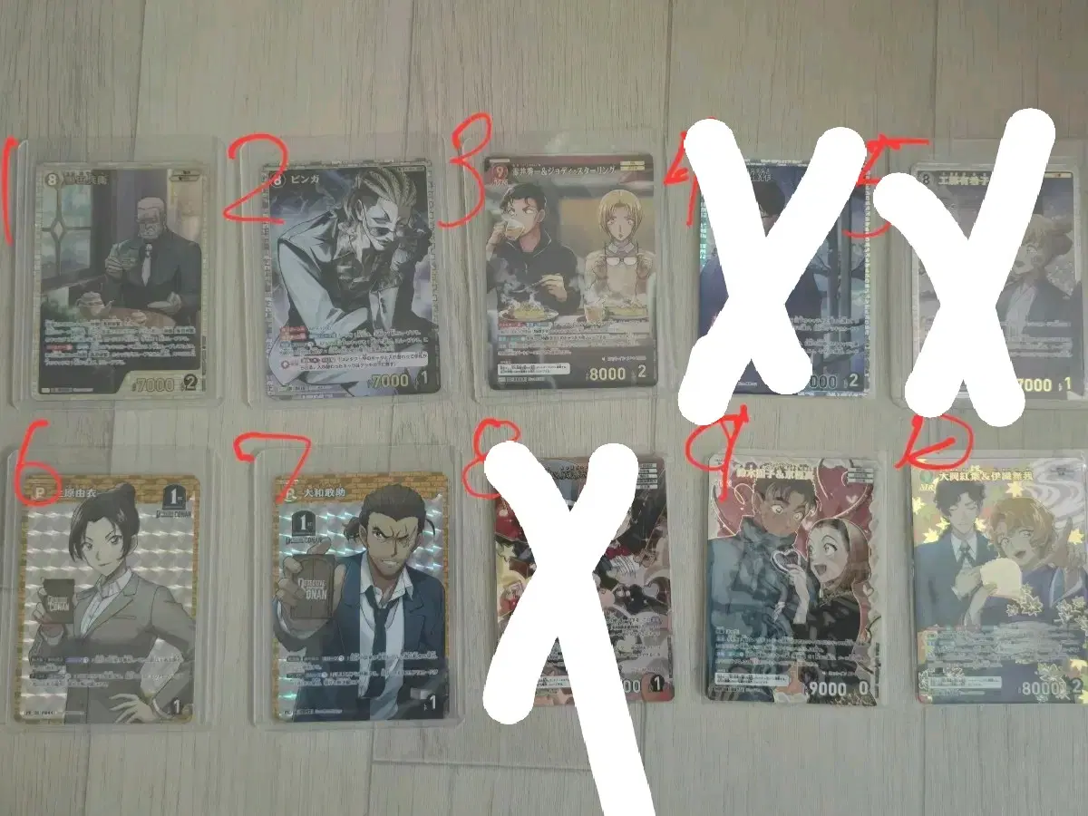 명탐정코난 각종 tcg 판매