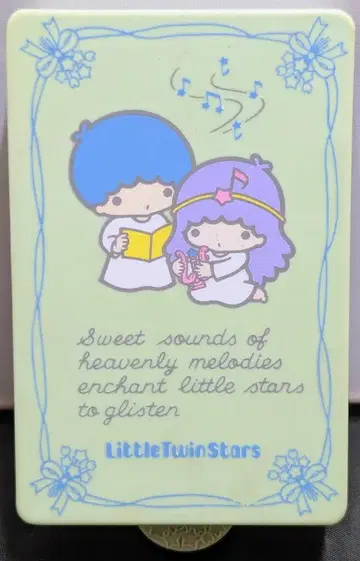 산리오 리틀트윈스타 팝업 거울&빗 1976년