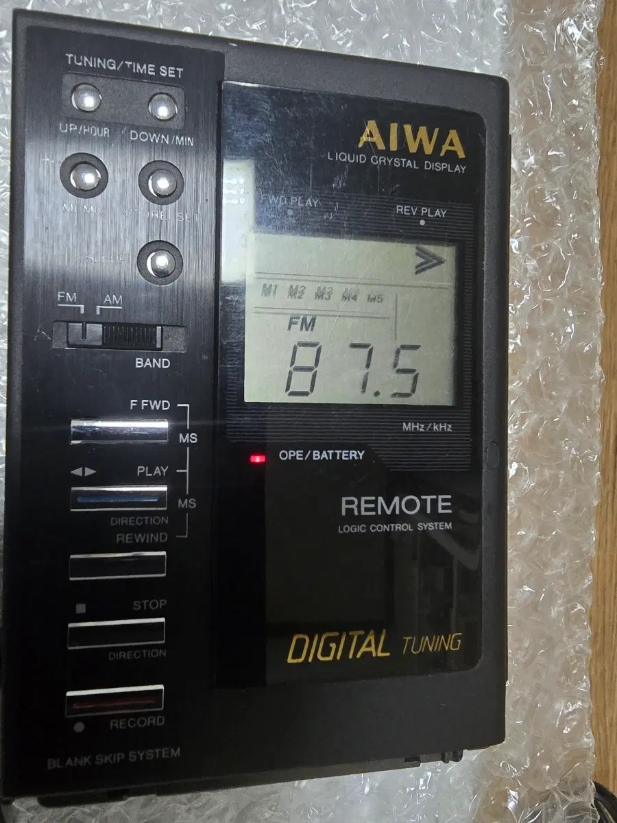 부품용 AIWA hs-jx101 카세트 플레이어