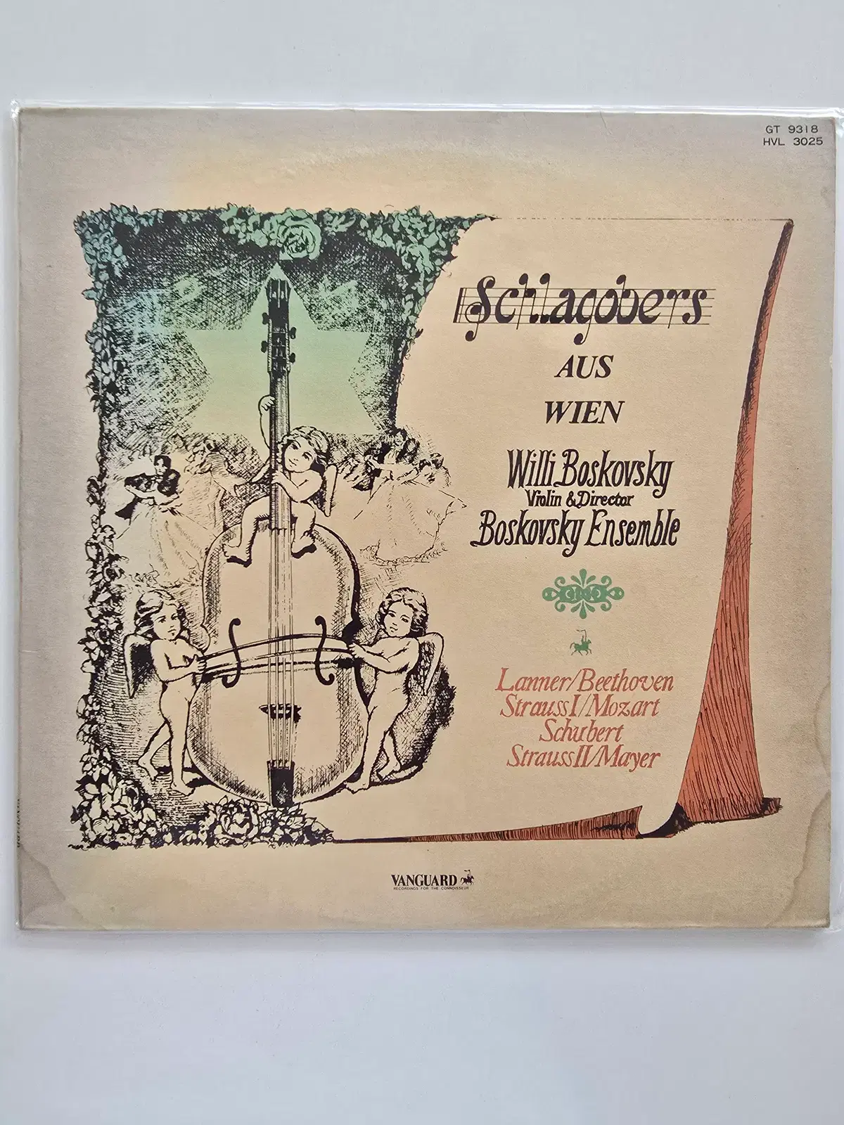 마리아의 왈츠 LP/ 빌리 보스코프스키, 보스코프스키 앙상블 - Willi Boskovsky, Boskovsky Ensemble - Schlagobers aus Wien/ NM