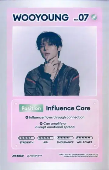 ATEEZ A VER. WOOYOUNG GOLDEN HOUR : Part.5 캐릭터