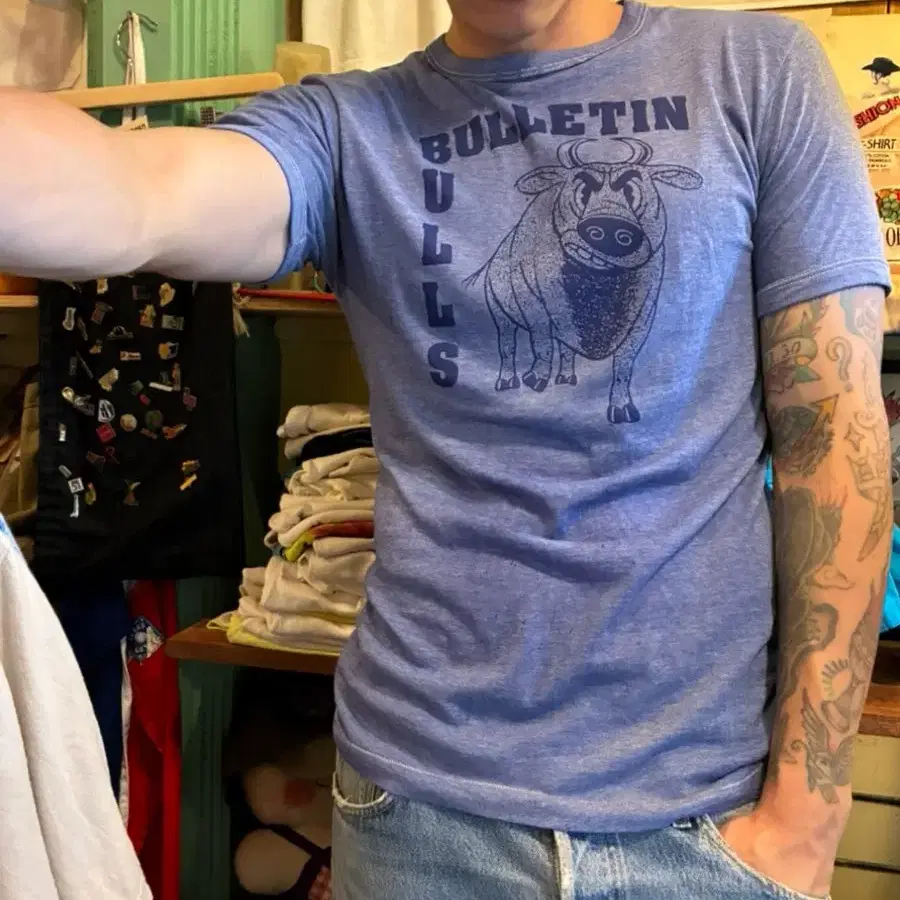 80s Vintage Bulletin Bulls T-Shirt