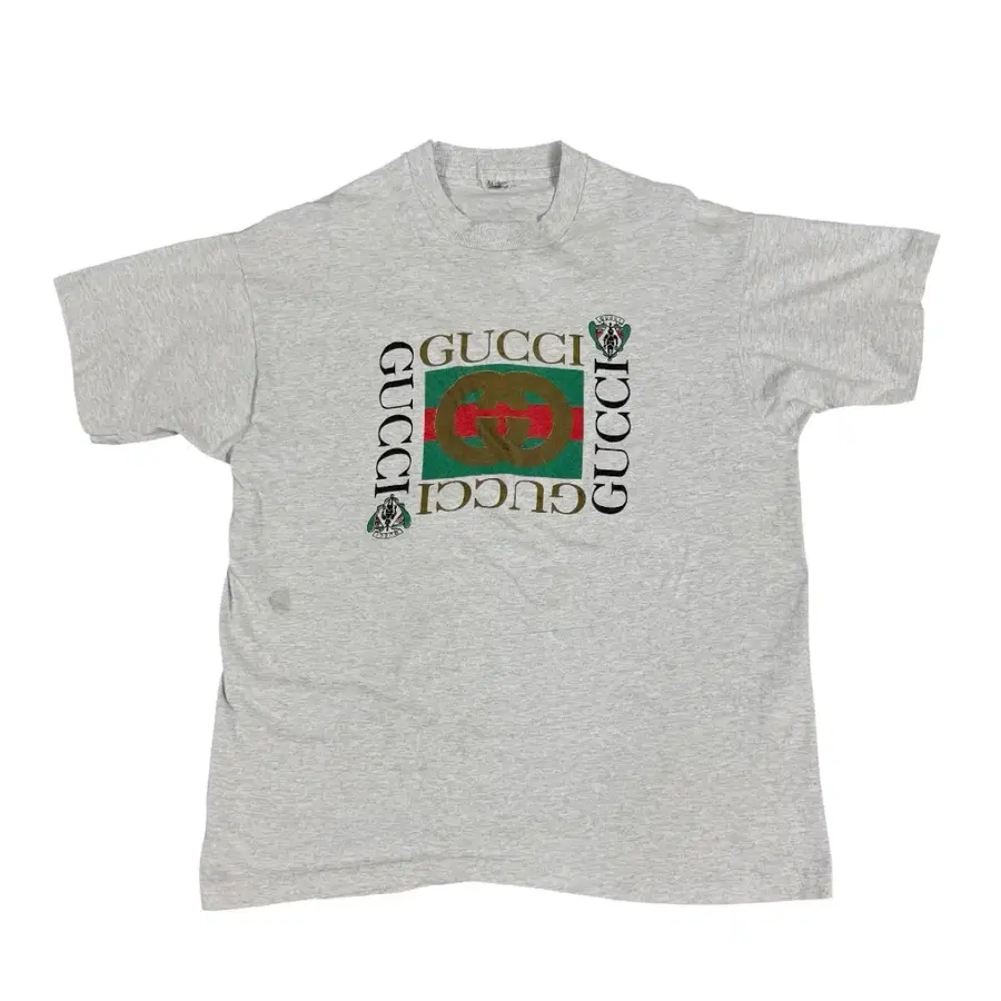 빈티지 90s Gucci Bootleg 구찌 박스로고 부틀렉 티셔츠