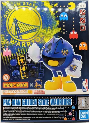 반다이 ENTRY GRADE PAC-MAN GOLDEM STATE WARRTORS
