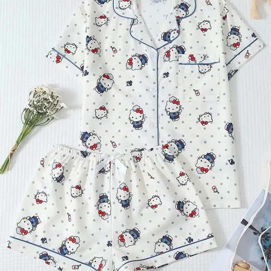 헬로키티 블루 잠옷세트(2pcs)