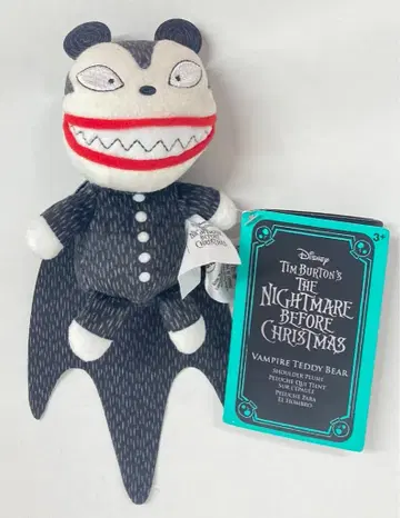 홍콩 디즈니랜드 SHOULDER PLUSH 크리스마스의 악몽 뱀파이어 테디 베어