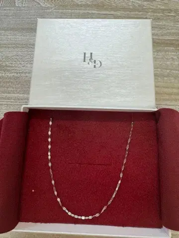 플라티나 999 오벌 링크 목걸이