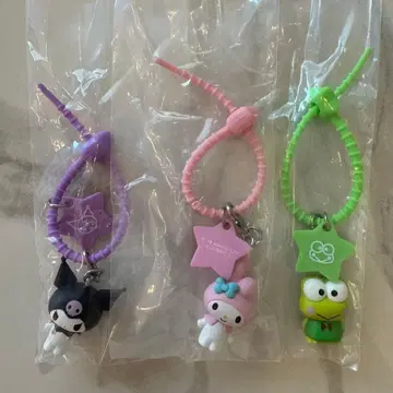 산리오 캐릭터즈 나나호시 컬러풀 멀티 참 3종 세트