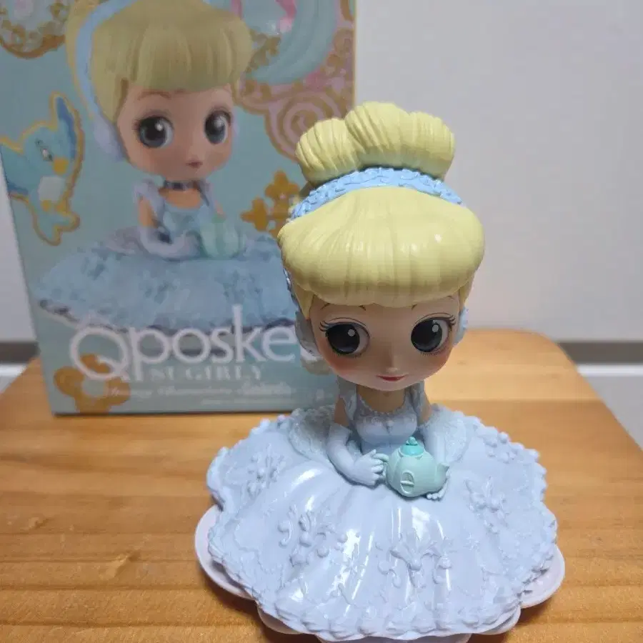 디즈니 신데렐라 큐포스켓 피규어