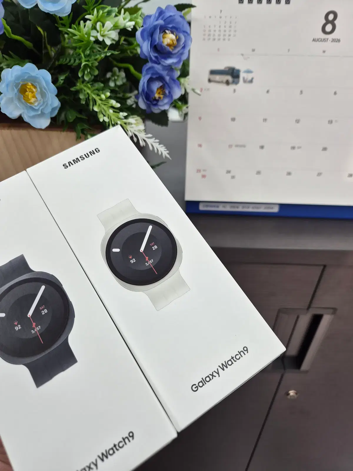 미개봉/선물용굳/1주일전출시)갤럭시워치9 크림/블랙 40mm