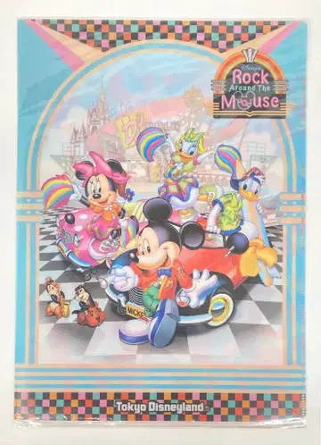 도쿄 디즈니랜드 클리어 홀더 Rock Around The Mouse