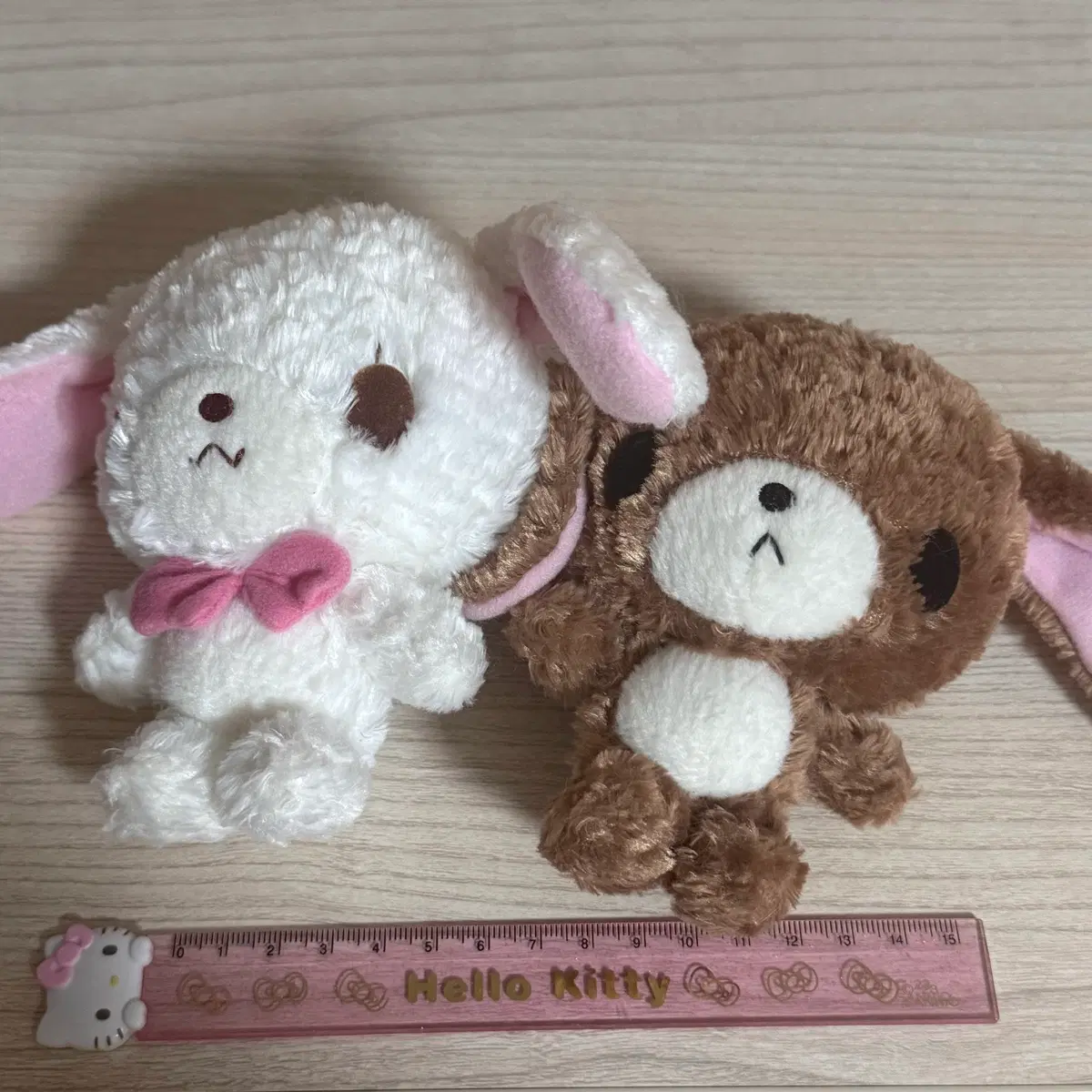 (일괄) 고전 2005 슈가바니즈 시로우사&쿠로우사 블루택 13cm