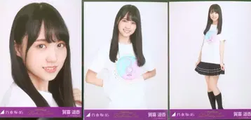 노기자카46 회장 한정판 카키 하루카 8thYearBirthday 라이브 T셔츠 3종 컴프