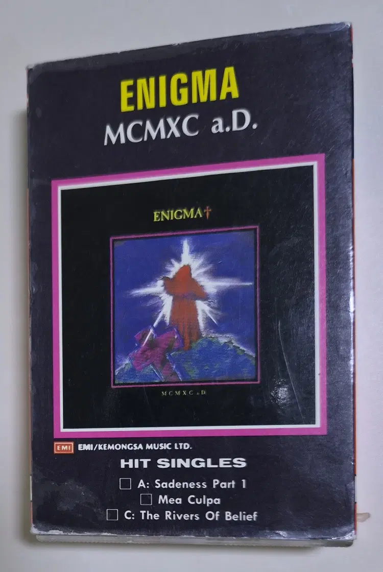 Enigma(이니그마) - MCMXC a.D.l (카세트테이프)