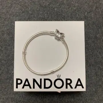 PANDORA 판도라 팔찌 버터플라이 나비 실버925 18cm