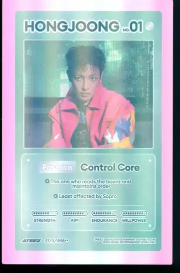 ATEEZ Z VER. HONGJOONG GOLDEN HOUR : Part.5 캐릭터
