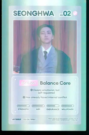 ATEEZ DIARY VER. SEONGHWA GOLDEN HOUR : Part.5 캐릭터