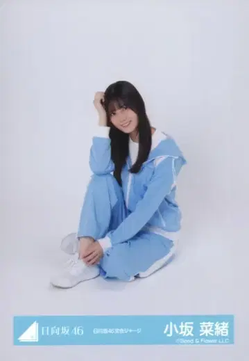 히나타자카46 절대적 제6감 코사카 나오 히나타자카46 하늘색 저리 앉아
