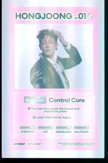 ATEEZ A VER. HONGJOONG GOLDEN HOUR : Part.5 캐릭터