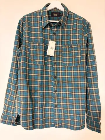 RRL 더블알엘 플래드 트윌 카메론 워크 셔츠 M