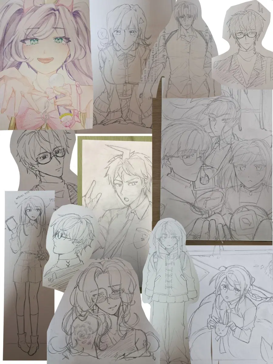 손그림 커미션 받습니다!!