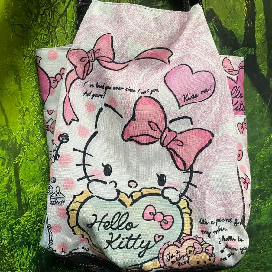 Hello kitty dearisimo 헬로키티 핑크백 갸루