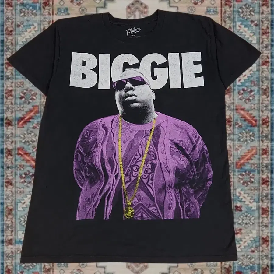 Philcos 노토리어스 풀프린팅 B.I.G. 빅기 반팔 티셔츠 M