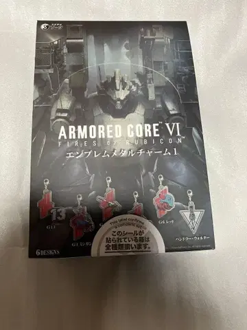 아머드 코어 VI 엠블럼 메탈 참 1 풀 컴프 6개입 BOX