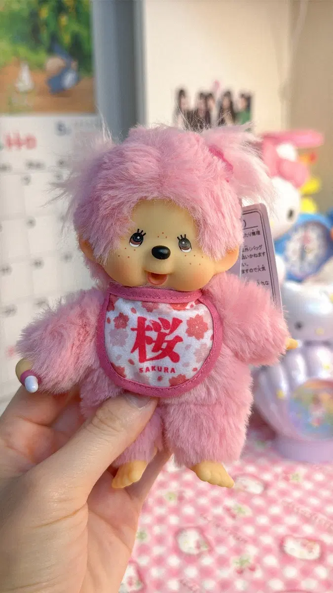 사쿠라 몬치치 키링 벚꽃 몬치치