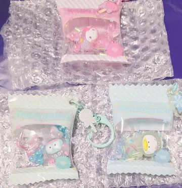 산리오 컬러풀 팝 몬스터 키링 키티 한교동 페클