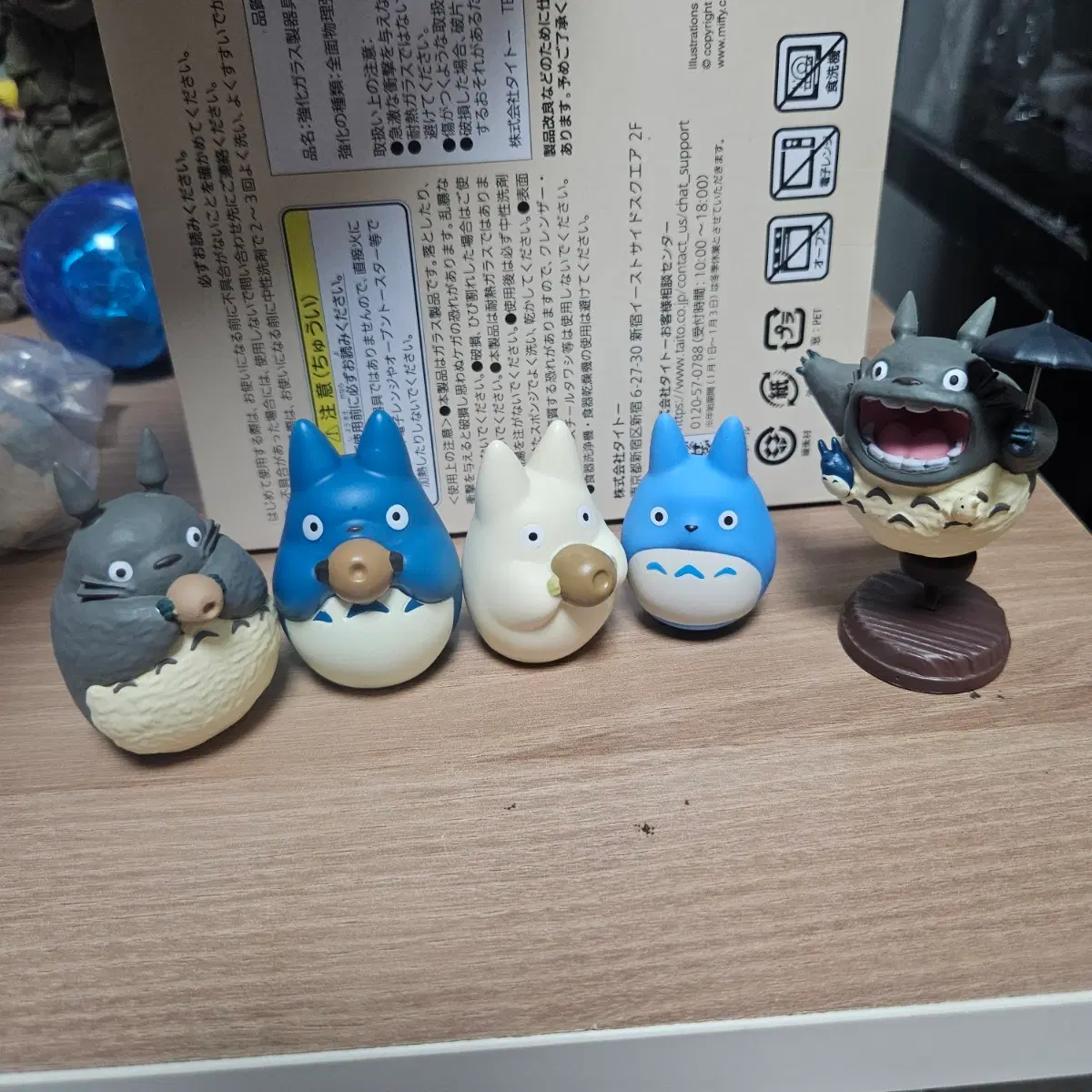 토토로 피규어 5개 세트 개봉품 시크릿포함