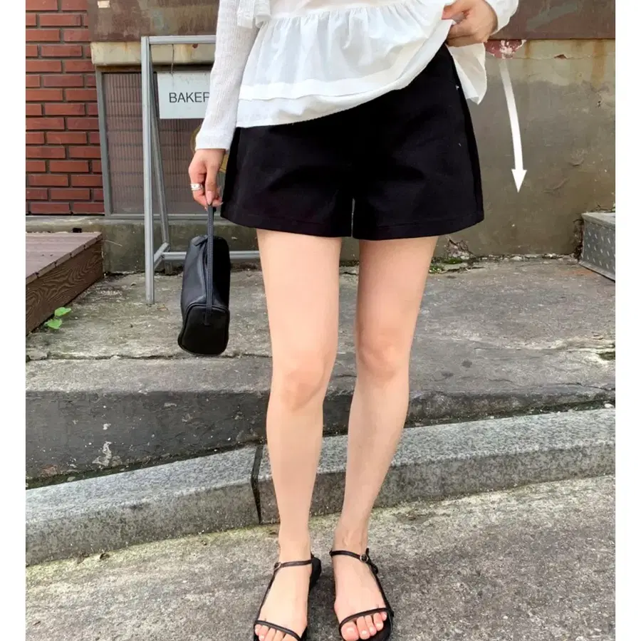 가내스라 리슨 카치온 숏데님 S