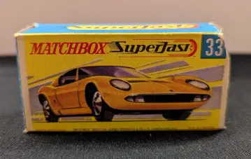 Lesney MATCH BOX/Superfast Lamborghini Miura P400 33