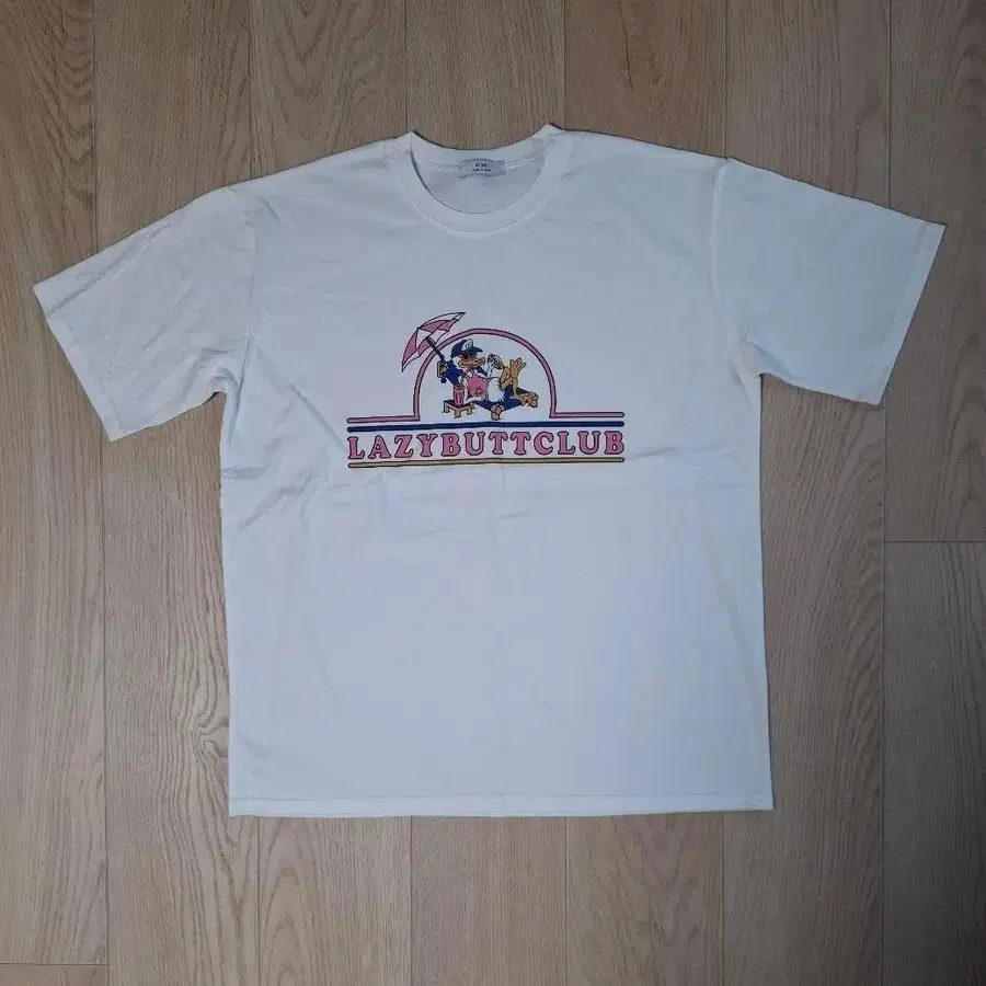 LAZYBUTTCLUB 반팔티 화이트 FREE사이즈(새상품)