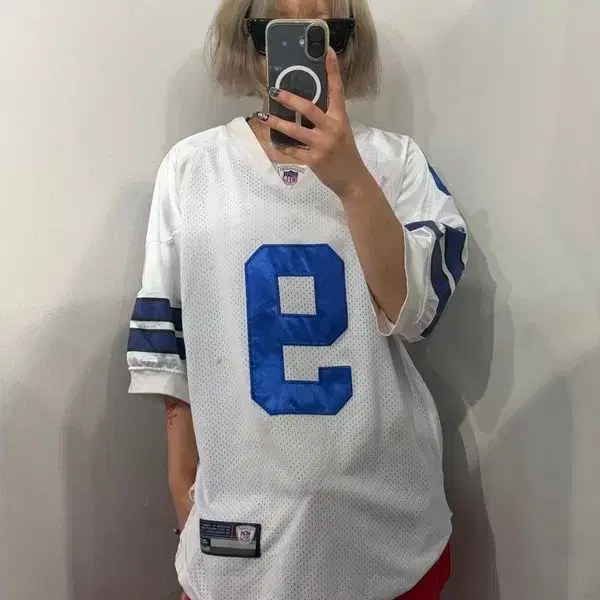 48 리복 NFL 달라스 카우보이스 토니 로모 져지