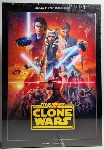 텐요 JIGSAW PUZZLE 1000 PIECES 스타워즈: 클론 전쟁 1000피스
