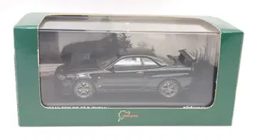 교쇼 1/43 닛산 스카이라인 GT-R (BNR34) 뉘르부르크링 테스트 카 블랙 03386BK