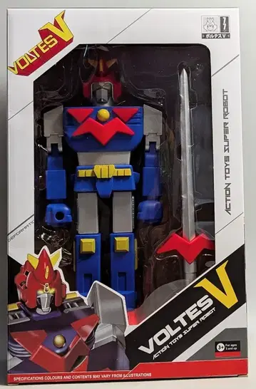 ACTION TOYS SUPER ROBOT SUPER POWER VOLTES V