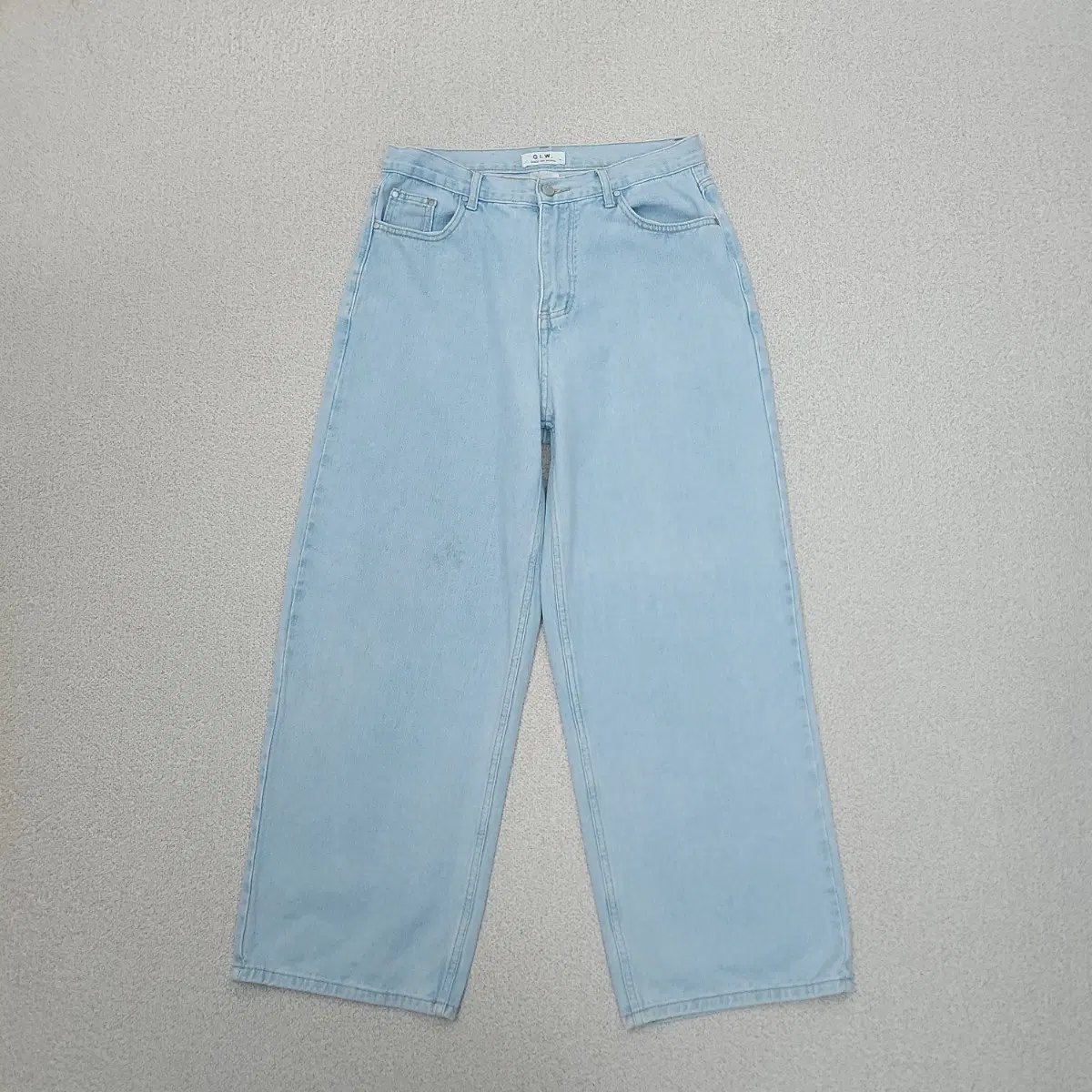 (M)GLW 남자 연청 와이드 데님 팬츠 청바지 W5092