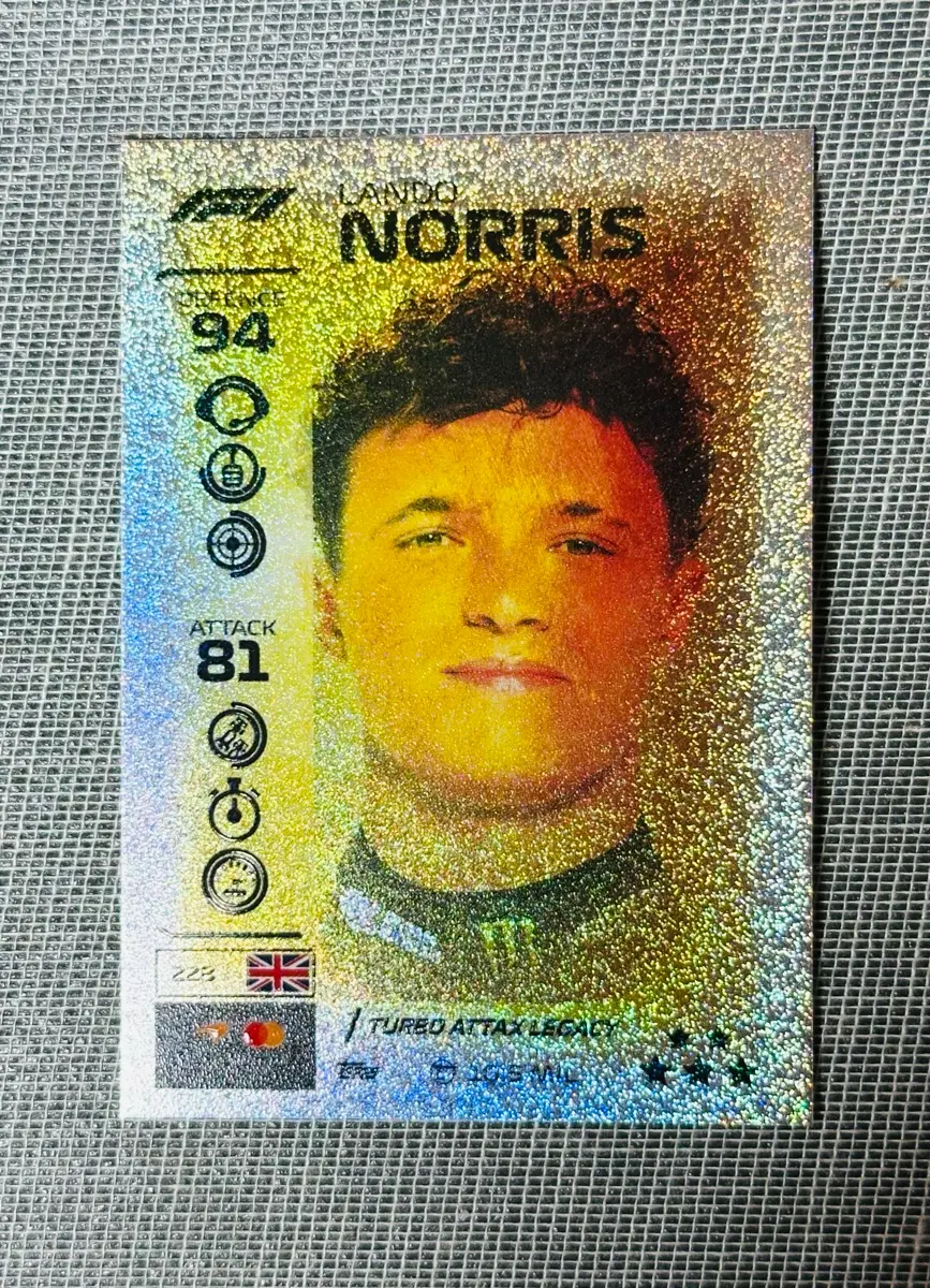 2026 F1 탑스 터보 어택 랜도 노리스 카드