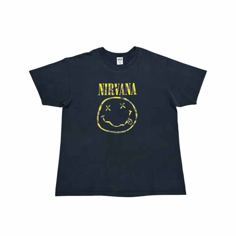 빈티지 00s Nirvana Smile 너바나 밴드 티셔츠