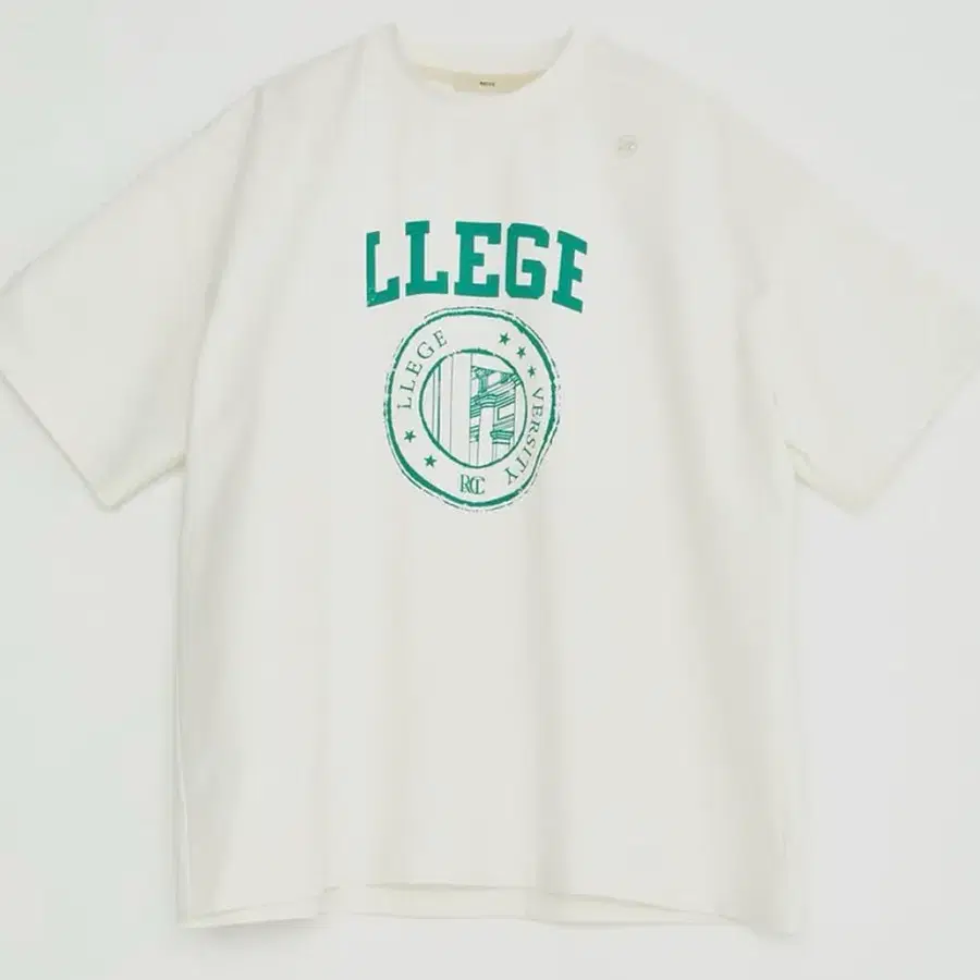 렉토 / LLEGE 오버핏 반팔 티셔츠 / os