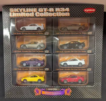 교쇼 1/64 BEADS COLLECTION 스카이라인 GT-R R34 리미티드 컬렉션 06081A