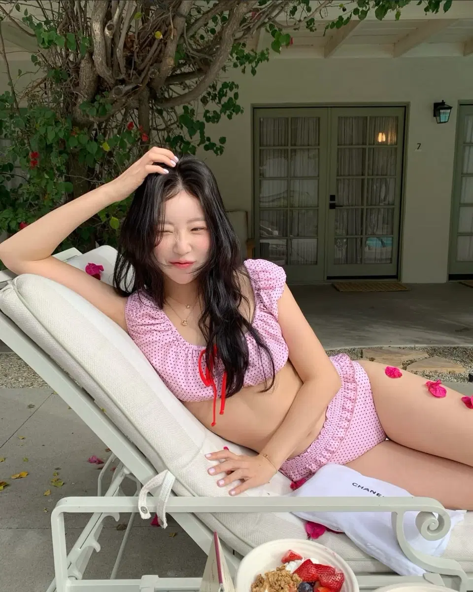 새상품) 시예 버니 비키니 세트 핑크 s