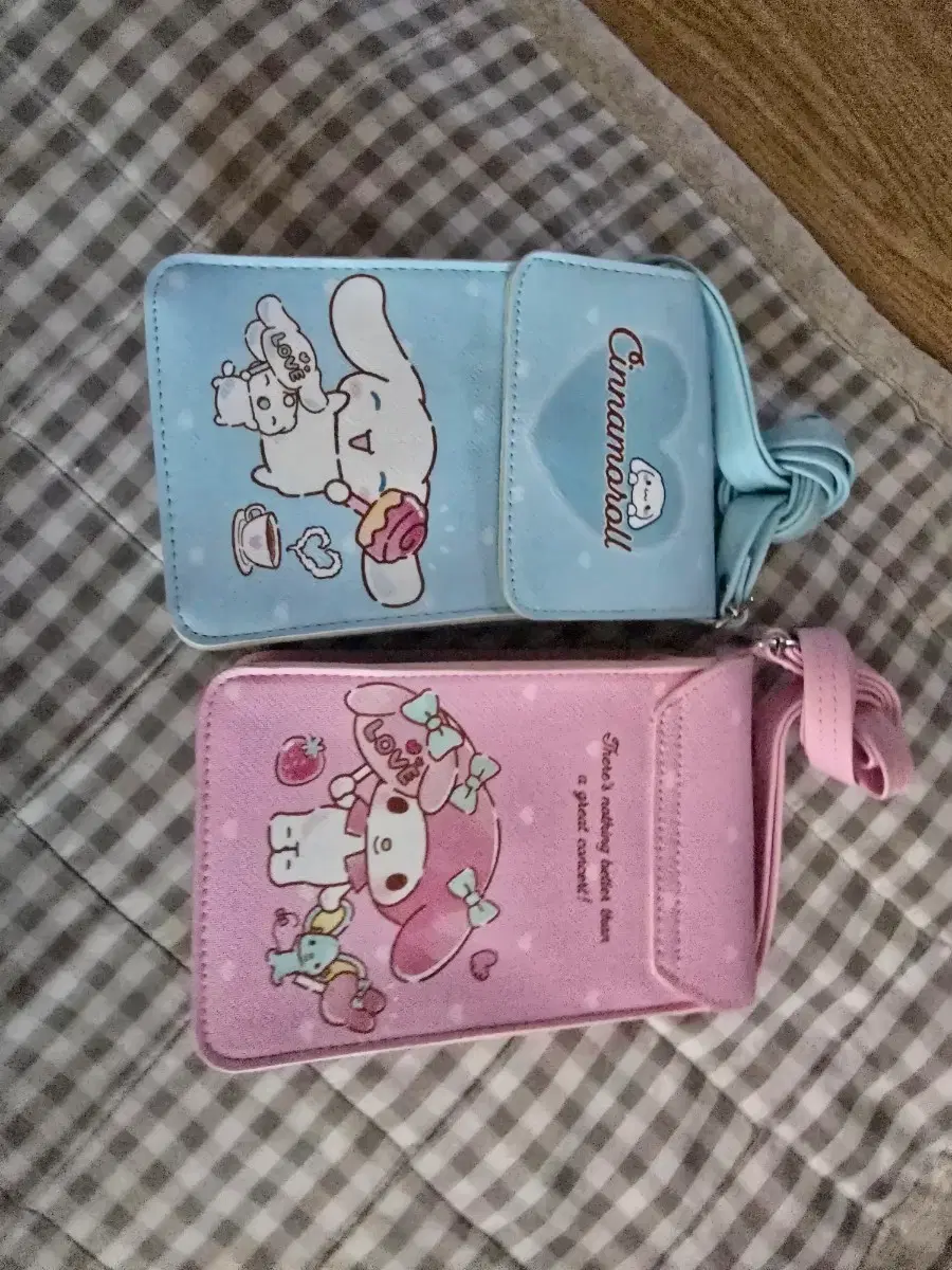 시나모롤 마이멜로디 파우치 2개 세트