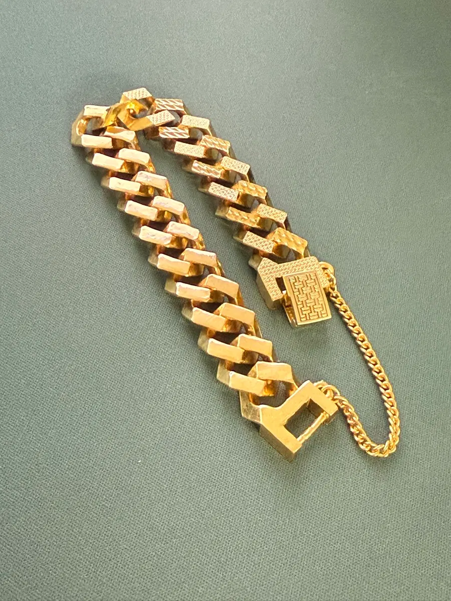 30돈 순금팔찌 24k 고리18k
