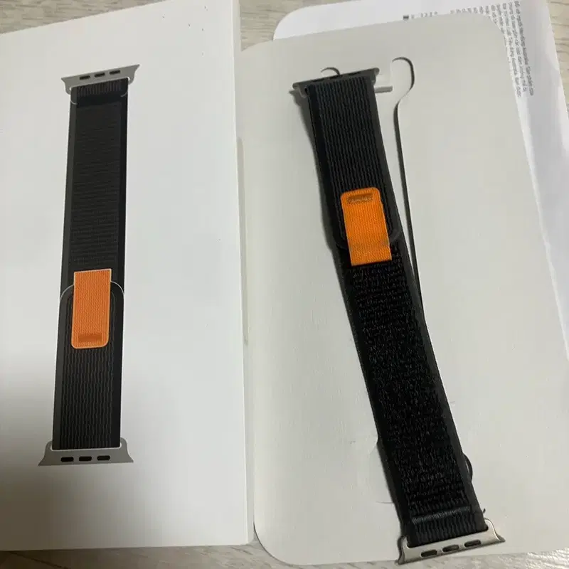 애플워치 정품 49mm 블랙트레일루프 m/L 박스o