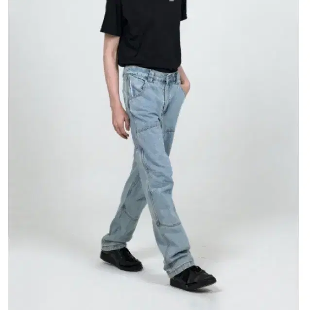 플라스틱프로덕트 카프 포켓 데님 팬츠 스틸블루 s